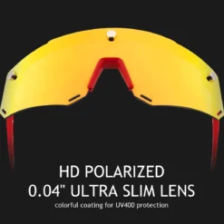 Unisex Polarized Cycling Glasses with 2 Replaceable Lenses