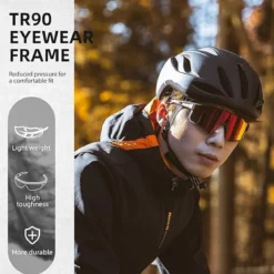 Unisex Polarized Cycling Sunglasses with TR90 Frame