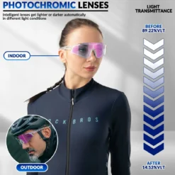 Unisex Transition Sports Sunglasses for Cycling