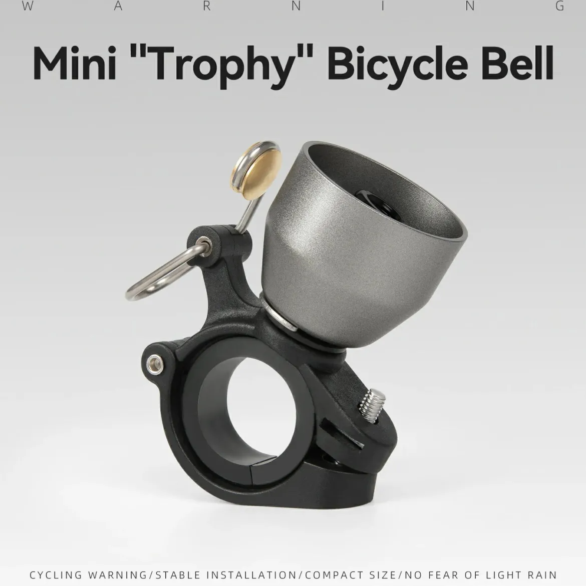 Vintage Trophy-Shaped Copper Alloy Bell