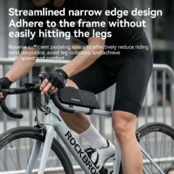 100% Waterproof Bike Frame Storage Bag Top Tube Bag 0.6L