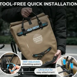 Waterproof Bike Pannier Bag 20L AS-166