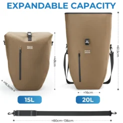 Waterproof Bike Pannier Bag 20L AS-166