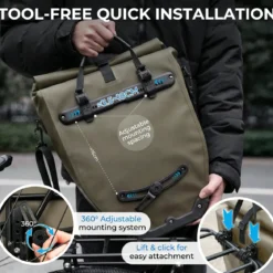 Waterproof Bike Pannier Bag 20L AS-166