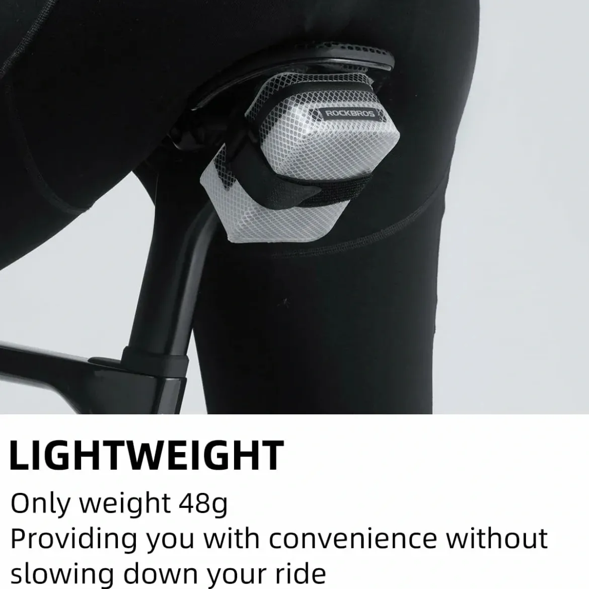 Waterproof Bike Saddle Bag 48g