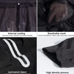 Waterproof Raincoat & Overtrousers for Men Women with Reflective