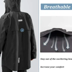 Waterproof Raincoat & Overtrousers for Men Women with Reflective