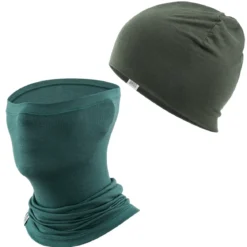Winter Cap and Face Mask Set Merino Wool Thermal