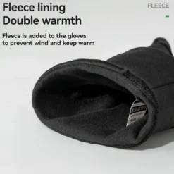 Winter Cycling Gloves Windproof Touch Screen Non-Slip Fleece Lined