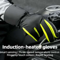 Winter Induction Heated Gloves Warm Windproof