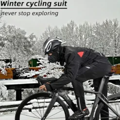 Winter Jacket & Pants Men's Windproof Cycling Suit