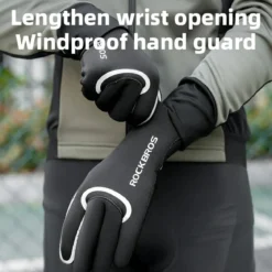 Winter Riding Gloves Water Repellent Full-Palm Silicone