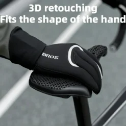 Winter Riding Gloves Water Repellent Full-Palm Silicone